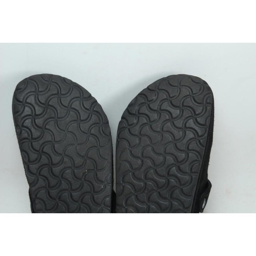 Birkenstock Boston Shearling Clogs Shoes Slip On Black Suede Women's 39 / 8 - Picture 12 of 12